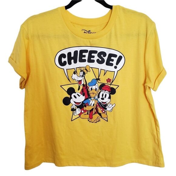 Disney Mickey and Friends Short Rolled Sleeve T-Shirt - Picture 1 of 6